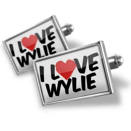 Cufflinks I Love Wylie - NEONBLOND