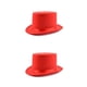 thumbnail image 2 of Jumpingount Top Hat Cosplay Prop Suministros para fiestas de adultos Tela no tejida Accesorios de barra multicolor Traje de deshierbe para el hogar Rojo/para niño 2piezas, 2 of 6