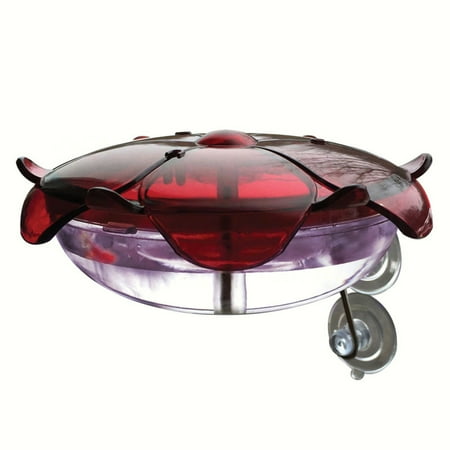 Hummingbird Metal - Droll Yankees Lavender Ruby Sipper Window Hummingbird Feeder