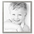 thumbnail image 2 of ArtToFrames 32" x 35" Classic Silver Picture Frame, 32x35 inch Silver Wood Poster Frame (WOM-4926), 2 of 7