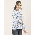 thumbnail image 3 of Moomaya Stylish Bishop Sleeves Cotton Shirt - Long Sleeves, Boho Style, 3 of 9