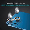 thumbnail image 5 of Compatible with iPhone 14 14 Plus Camera Lens Protector Bling (6.1 & 6.7inch), Apple Camera Cover Glitter Sparkly with Glass Clear, Back Camera Lenses Protection Accessories for Women Girl, (Gold), 5 of 5