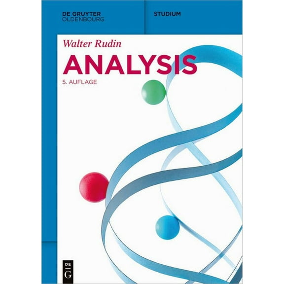 de Gruyter Studium Analysis, (Paperback)