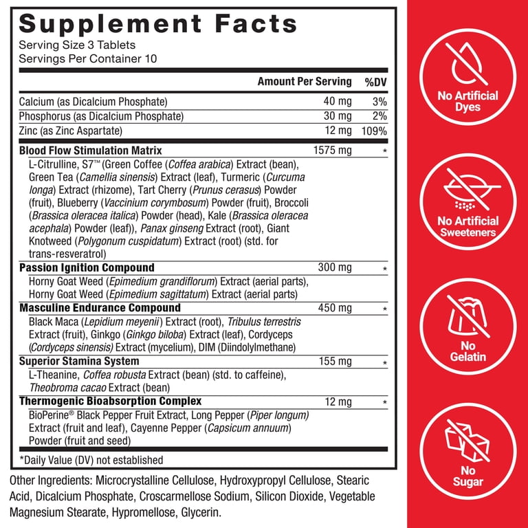 Force Factor SCORE! XXL, Nitric Oxide Booster for Men with L