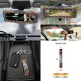 thumbnail image 7 of Renewold American Tribal Wolf Brown Car Seat Cover Full Set 15 PCS, with Steering Wheel Cover Seat Belt Strap Pad Trash Bag Mount Phone Holder Rearview Mirror Accessories Cup Holder Keychain, 7 of 7