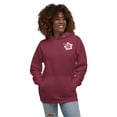 thumbnail image 3 of Premium Siesta Key Beach Hoodie Fleece Vintage Style Hibiscus, 3 of 14