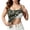 Blackish Green, variant on Tank Tops Women 2 In 1 Ice Silk Cropped Camisole Adjustable Thin Spaghetti Strap Built-In Bra Low Round Neck Sleeveless Crop Tank Star Print For Summer Casual Outfit Khaki L