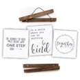 thumbnail image 2 of Click Sticks 12" Set 3/Pkg-Dark Stain, One Step, Be Kind, Together -401252, 2 of 2