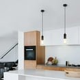 thumbnail image 3 of 1-Light Black Plug-In/Hardwire Pendant Lighting, 3 of 8