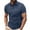 Navy, variant on Xunlbb Men's Shirts Men'S Clothing Under $10 Men's Sports Fitness and Leisure V-neck Elastic Short Sleeved Shirt with Short Sleeves and A Lapel Top/shirt, S-2XL