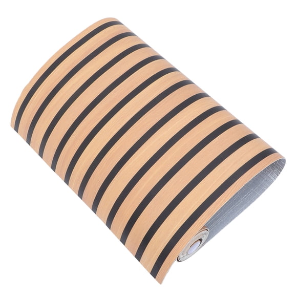 UPOUART Papel Tapiz Con Textura De Listones Marrón Claro Autoadhesivo Para Paredes Decorativas