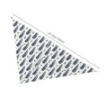 thumbnail image 3 of Daiia Blue Leaves Pattern Pet Scarf for Dogs and Cats – Soft & Breathable Bandana, Comfortable Pet Accessory for Everyday Wear, 3 of 6