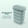 thumbnail image 2 of Cook with Color 4 Piece Snackle Box Pods with Lids, Sage, Portable and Dishwasher Safe, Well Suited for Sausces, Snacks, and Small Lunch Items, 2 of 10