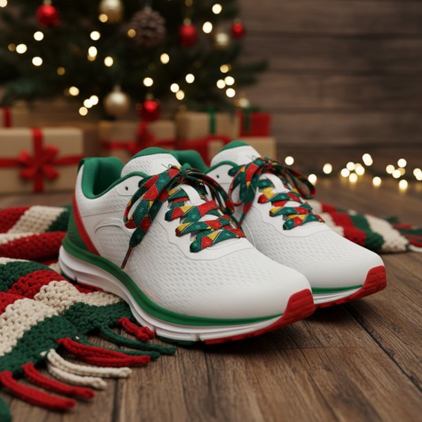 Christmas Themed Printed Shoe Laces For Sneakers With Festive Patterns For Sneakers Boots Long Lasting Polyester Ideal For Holiday Style