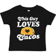 thumbnail image 3 of Inktastic This Guy Loves Tacos Boys Toddler T-Shirt, 3 of 5