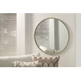 thumbnail image 5 of Martin Svensson Home 30" Gold Framed Round Wall Mirror, 5 of 5