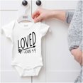thumbnail image 3 of Loved John 4:9 Christian Arrow Bodysuit Jumper Girls Infant Baby Brisco Brands 18M, 3 of 6