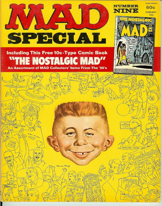 MAD Magazine Vintage Collectible HIGH GRADE Special Number 9