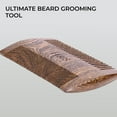 thumbnail image 5 of H&S Wooden Beard Grooming & Mustache Comb for Men - Tangle Free Wood Comb for Beard Straightener - Sandal Scented Travel Beard Growth Comb Tool for Hair Care, 5 of 7