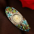 thumbnail image 1 of Yaman Watch for Women Women Bangle Crystal Flower Bracelet Quartz Watch Wristwatch BU other, 1 of 2