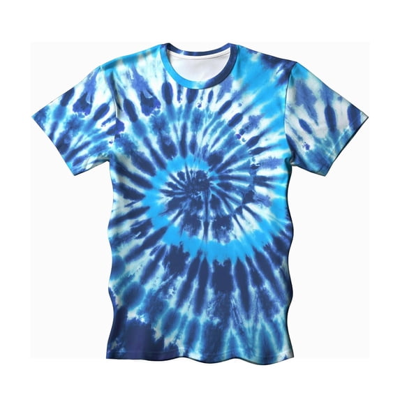 Bobifish Little Boys T Shirts Short Sleeve Crew Neck Tees Vibrant Tie Dye Print Summer Casual Boys Kids Children Tops