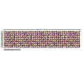 thumbnail image 3 of Ambesonne Geometrical Fabric by the Yard Upholstery, Colorful Sphere Motifs, 1 Yard, Pale Fuchsia Lime Green Quartz, 3 of 5