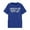 A-Blue2233, variant on XIAOCHA Unisex Letter Print T Shirt Crew Neck Short Sleeve Daily Casual Tops