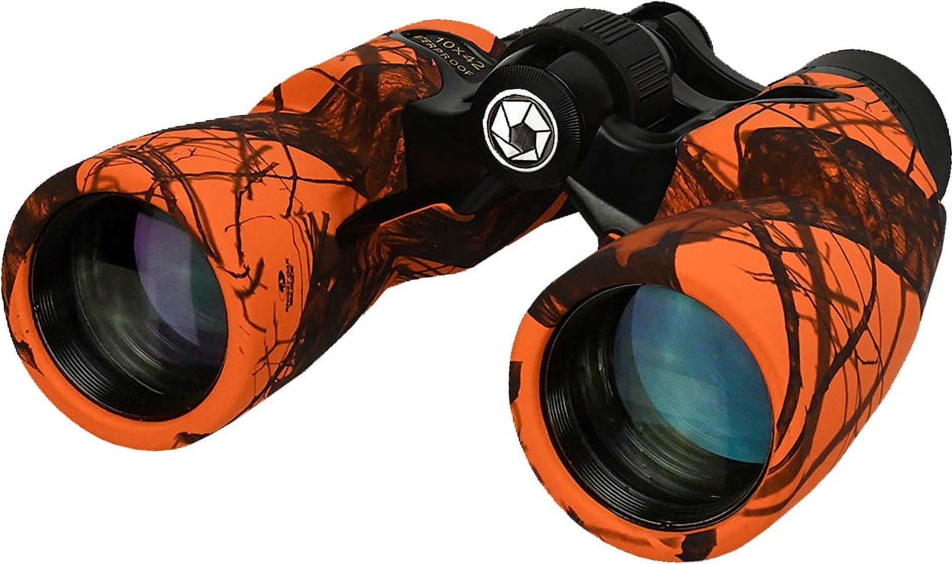 BARSKA 10x42 WP, Crossover, Porro, MOSSY OAK® Blaze®, Bak-4, Fully Multi-Coated