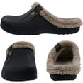 thumbnail image 2 of KAQ Classic Fur Lined Clogs Waterproof Winter Fuzzy Slippers for Women Men Indoor and Outdoor, 2 of 13
