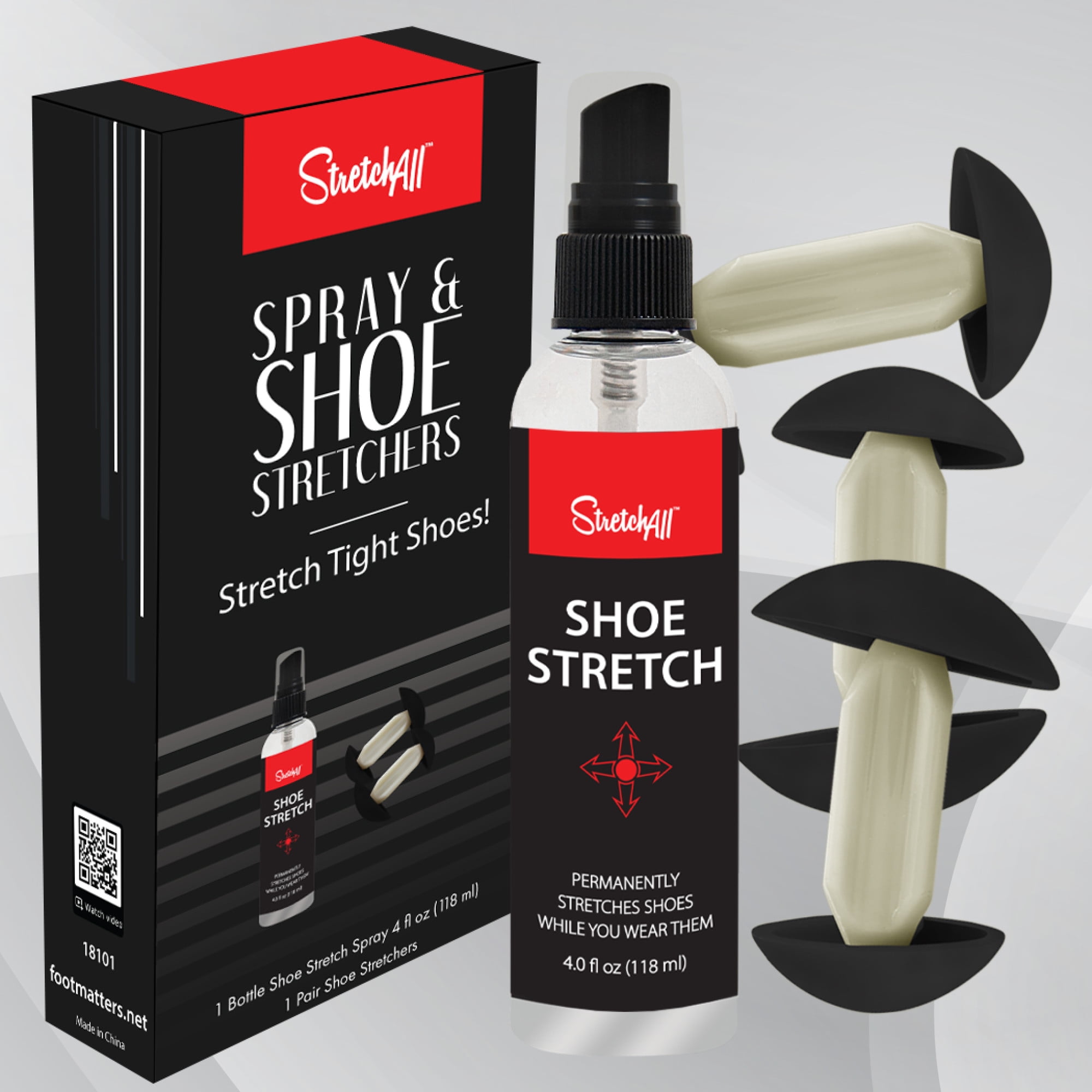 StretchAll Premium Shoe Stretch Spray Mini Stretchers Walmart