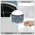 thumbnail image 6 of Uorisanigo Car Hood Cover Hood Cover Weatherproof Decorations Universal Automotive Accessories Suitable for Most Sedans SUV Trucks, Sunproof Blue Camouflage Print Car Bonnet, 6 of 7