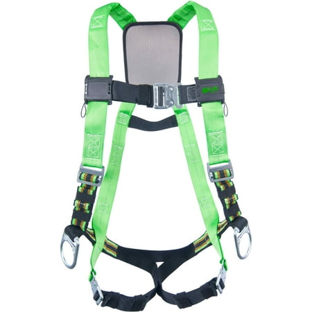 Duraflex Full Body Miller by Honeywell Universal DuraFlex Python Ultra Full Body Style Harness With Back And Side D-Ring, Friction Shoulder Strap Buckle, Quick Connect Chest Strap Buckle, Quick Connect Leg Strap ()