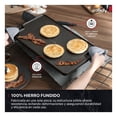 thumbnail image 4 of Plancha Hierro Fundido Reversible Cookify Parrilla Grill 46x25.7cm con Miniguantes de Silicona, 4 of 8