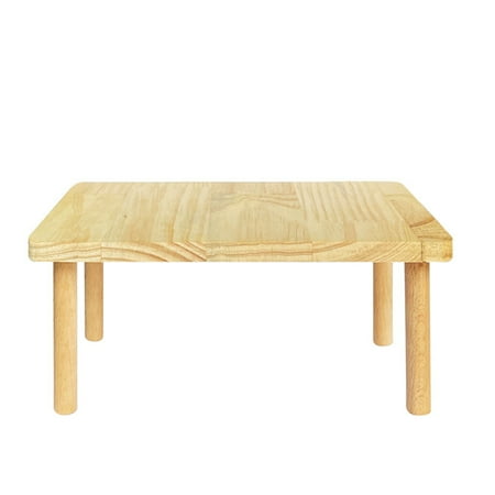 Tizuqe Wooden Platform with Pillars Natural Wood Stand Cage Accessories Climbing Toy for Squirrel Gerbil Dwarf Hamster