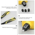 thumbnail image 3 of Mobutofu 1Pc Manual Riveter Tool Yellow Compact Hand Rivet Driver with Alloy, 3 of 8
