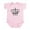Petal Pink, variant on CafePress - King Crown Infant Bodysuit - Baby Light Bodysuit, Size Newborn - 24 Months