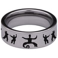 thumbnail image 4 of Taichi Tungsten Carbide Ring, 4 of 9