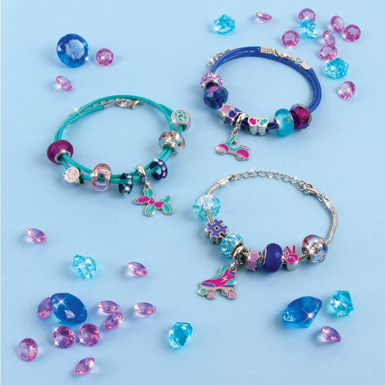 Make It Real: Halo Charms Bracelets - True Blue - Create 3