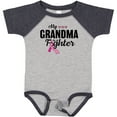 thumbnail image 3 of Inktastic Breast Cancer Awareness My Grandma is a Fighter Boys or Girls Baby Bodysuit, 3 of 5