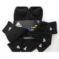 thumbnail image 2 of Calcetines Adidas Quarter Crew acolchados para hombre, paquete de 6, negros, 2 of 4