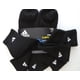 thumbnail image 2 of Calcetines Adidas Quarter Crew acolchados para hombre, paquete de 6, negros, 2 of 4