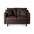 thumbnail image 2 of Sofá Love Seat 2 Plazas De Lino Chocolate Modelo Marzana Makora, 2 of 7