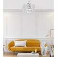 thumbnail image 2 of Elegant Lighting Mila 20 inch flush mount in chrome, 2 of 4