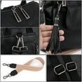 thumbnail image 4 of UTO Backpack Purse for Women Small Vegan Leather Ladies Fashion Multipurpose Design Handbags Travel Shoulder Bag with Tassel(Black), 4 of 7