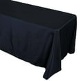 thumbnail image 6 of Efavormart 90x156" BLACK Wholesale Rectangle Polyester Round Corner Linen Wedding Party Restaurant Tablecloth, 6 of 9