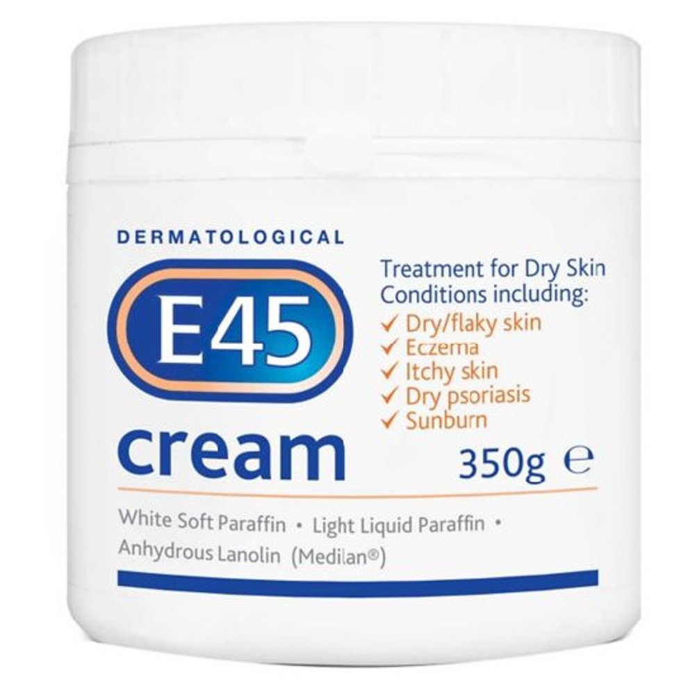 E45 Dermatological Cream Treatment for Dry Skin Conditions (350g