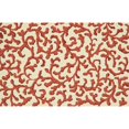 thumbnail image 1 of Loloi Venice Beach 2'3" x 3'9" Hand Hooked Rug in Ivory and Coral, 1 of 2
