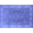 thumbnail image 1 of Ahgly Company Indoor Rectangle Oriental Blue Traditional Area Rugs, 5' x 7', 1 of 4