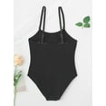 thumbnail image 5 of vastwit Kids Girls Sleeveless Camisole Leotard Underwear Ballet Gymnastics Bodysuit with Adjustable Straps Black 7-8, 5 of 7