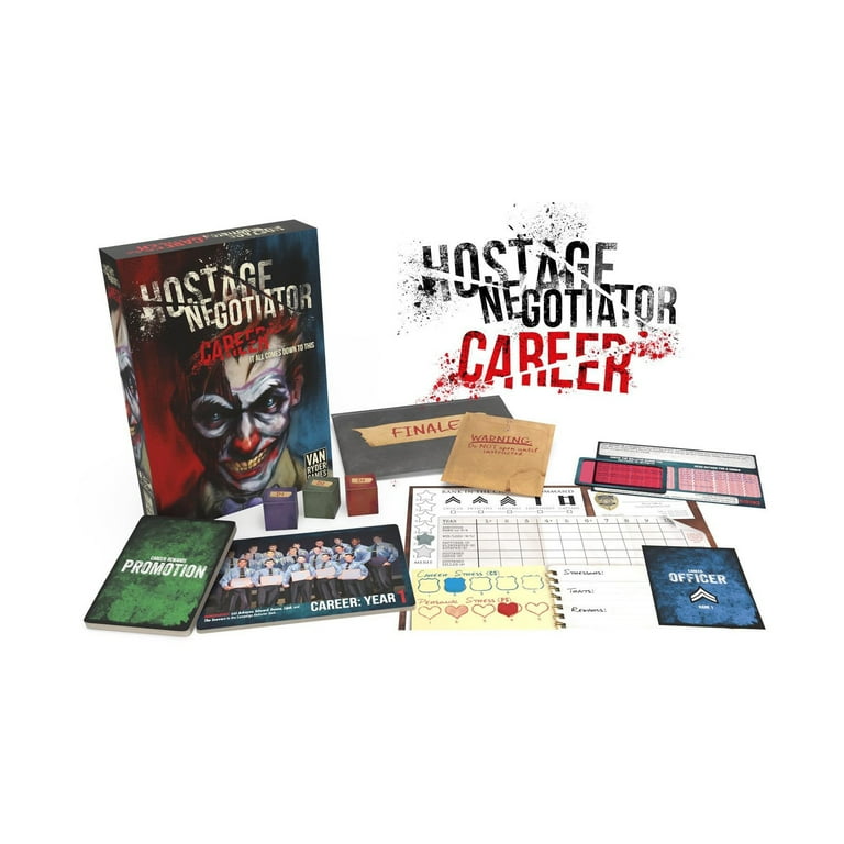 Van Ryder Games Hostage Negotiator: Career – A Game Expansion 30+ Minutes of Gameplay for 1 Player – for Teens and Adults Ages 15+ - English Version, (VANVRG333) Van Ryder Games Hostage Negotiator: Career – A Game Expansion 30+ Minutes of Gameplay for 1 Player – for Teens and Adults Ages 15+ - English Version, (VANVRG333)